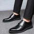 Men's Formal Dressing Shoes Leather Oxfords Pointed Toe for Office and Wedding